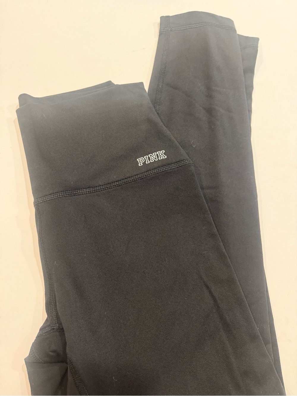 PINK Victoria's Secret Black Active Leggings like new